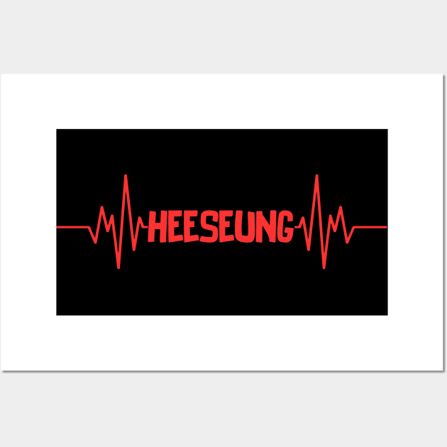 Heeseung ENHYPEN Pulse Wall Art by wennstore